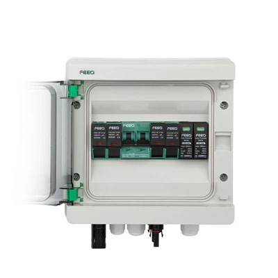 Combiner Box Solar Power System Connection