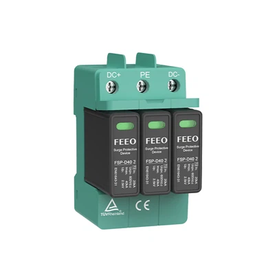 DC SPD 3P 1500VDC 20kA Solar PV solcellesystembeskytter